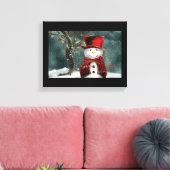 Toile Christmas Snowman (Insitu(Salon))