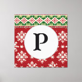 Toile Christmas Sweater (Recto)