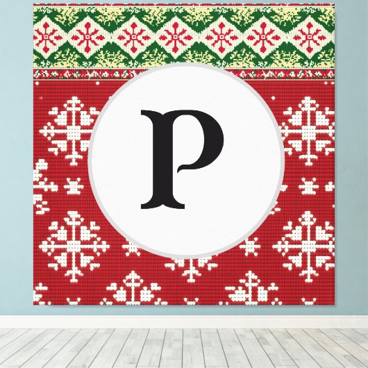 Toile Christmas Sweater (Insitu (Plancher de Bois))