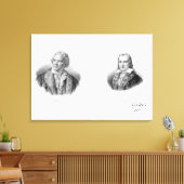 Toile Christoph Willibald von Gluck et Andre (Insitu(Salon))