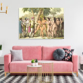 Toile Christophe Colomb (1451-1506) avec Hernando Cor (Insitu(Salon))