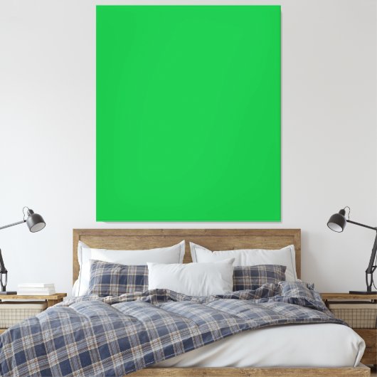 Toile Chroma couleur clé vert (Insitu(Chambre))