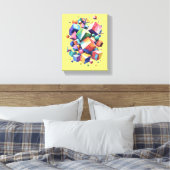 Toile Chromatic Cube Symphony (Insitu(Chambre))