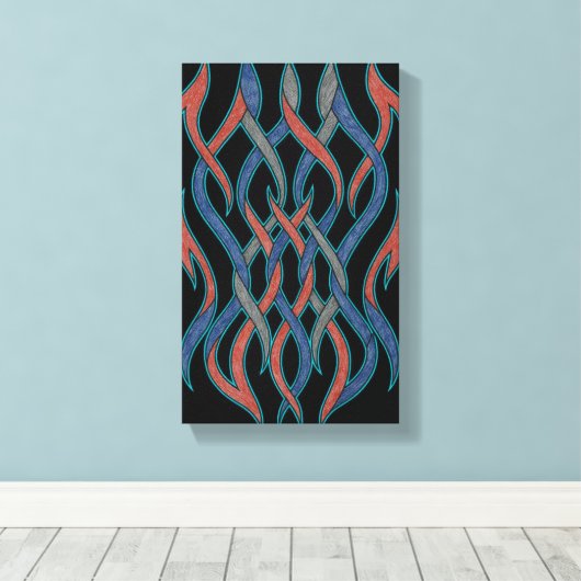 Toile Chromatic Threads Canvas (Insitu (Plancher de Bois))