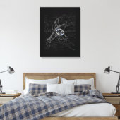 Toile Chrome comme Cancer Zodiac Connexion Hevelius (Insitu(Chambre))