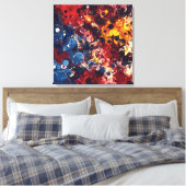 Toile Chroniques cosmiques (Insitu(Chambre))