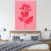 Toile Chrysanthème rose (Insitu(Chambre))