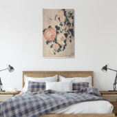 Toile Chrysanthèmes (bloc de bois couleur) (Insitu(Chambre))