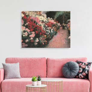 Toile Chrysanthèmes par Dennis Bunker Miller, Beaux-arts