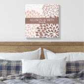 Toile Chrysanthemum (Nutmeg) Canvas Mariage cadeau (Insitu(Chambre))