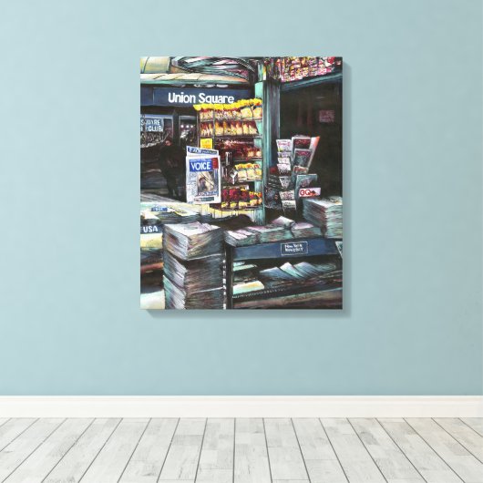 Toile Chrysocolia Morning, New York (Insitu (Plancher de Bois))