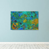 Toile Chrysocolla de Blue Cliff (Insitu (Plancher de Bois))