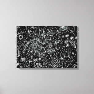 Toile Chuchotements de la nature. Art botanique en ligne