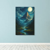 Toile Chuchotements de la Vallée au Clair de Lune Impres (Insitu (Plancher de Bois))