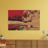 Toile Churberg, Fanny - Paysage côtier (Modifié) (Insitu(Salon))