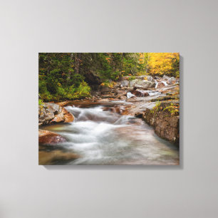 Toile Chute au Jefferson Brook, New Hampshire