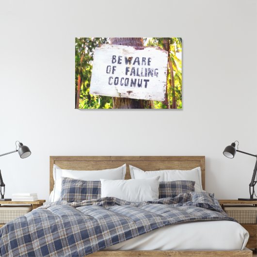 Toile CHUTE DE COCONUTS 24x36 (Insitu(Chambre))