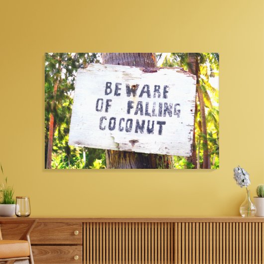 Toile CHUTE DE COCONUTS 24x36 (Insitu(Salon))