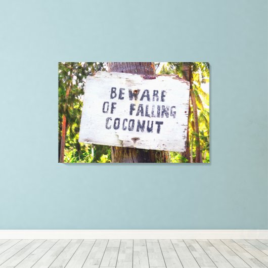 Toile CHUTE DE COCONUTS 24x36 (Insitu (Plancher de Bois))