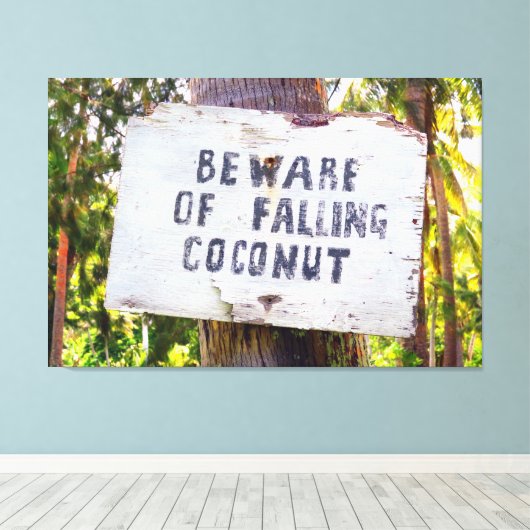 Toile CHUTE DE COCONUTS 32x48 (Insitu (Plancher de Bois))