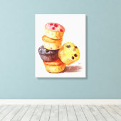 Toile Chute de la tour Muffin (Insitu (Plancher de Bois))