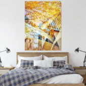 Toile Chute en ville Abstraite (Insitu(Chambre))