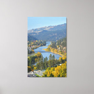 Toile Chute sur Clearwater River Idaho