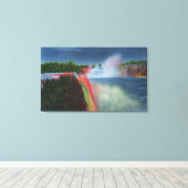 Toile Chutes américaines et en fer à cheval éclairées (Insitu (Plancher de Bois))