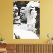 Toile Chutes d'Athabasca congelées (Insitu(Salon))