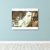 Toile Chutes de Brandywine en hiver, Ohio (Insitu (Plancher de Bois))