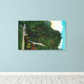 Toile Chutes de Horsetail à Columbia River Gorge (Insitu (Plancher de Bois))