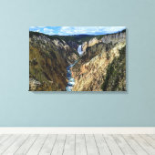 Toile Chutes de Lower Yellowstone (Insitu (Plancher de Bois))