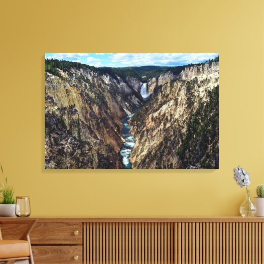 Toile Chutes de Lower Yellowstone (Insitu(Salon))