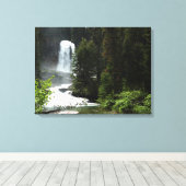Toile Chutes de Virginie au parc national Glacier (Insitu (Plancher de Bois))
