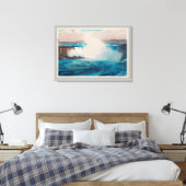 Toile Chutes du Niagara, Hiroshi Yoshida, coupe de bois (Insitu(Chambre))