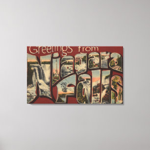 Toile Chutes du Niagara, New York - grandes scènes 3 de