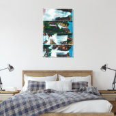 Toile Chutes du Voile Nevada, Yosemite, Vernal et Bridal (Insitu(Chambre))