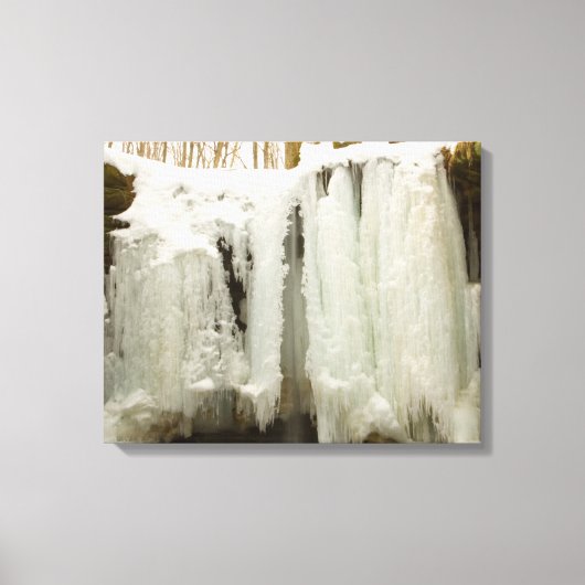 Toile Chutes Dundee en hiver, Ohio (Recto)