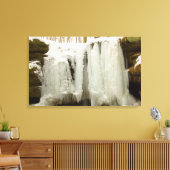 Toile Chutes Dundee en hiver, Ohio (Insitu(Salon))