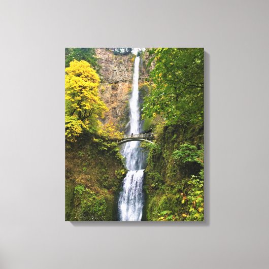 Toile Chutes Multnomah, Columbia River Gorge, Oregon (Recto)