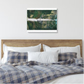Toile Chutes Multnomah et pont de pied Benson (Insitu(Chambre))