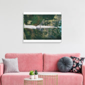 Toile Chutes Multnomah et pont de pied Benson (Insitu(Salon))