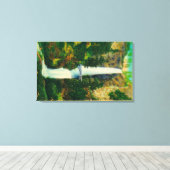 Toile Chutes Multnomah et pont de pied Benson 2 (Insitu (Plancher de Bois))