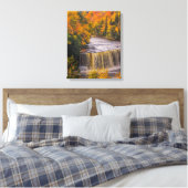 Toile Chutes supérieures aux couleurs automnales (Insitu(Chambre))