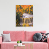 Toile Chutes supérieures aux couleurs automnales (Insitu(Salon))