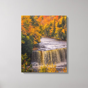 Toile Chutes supérieures avec couleurs d'automne