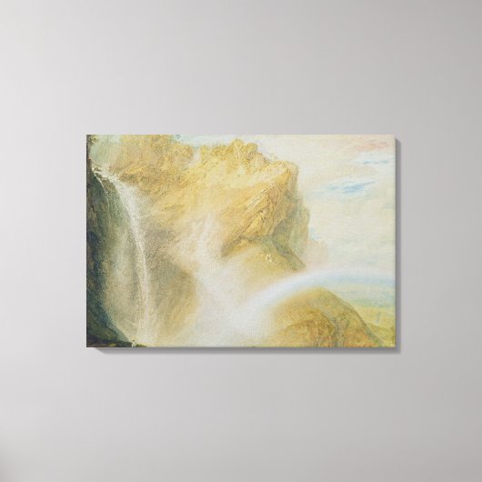 Toile Chutes supérieures du Reichenbach (avec papier) (Recto)