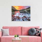 Toile Chutes Swiftcurrent | Parc national de Glacier Mon (Insitu(Salon))