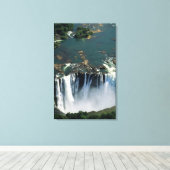Toile Chutes Victoria, Zambie à la frontière du Zimbabwe (Insitu (Plancher de Bois))