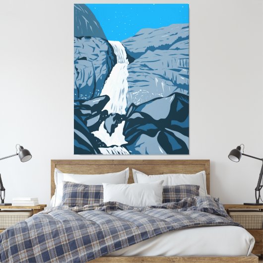 Toile Chutes Wapama (Insitu(Chambre))